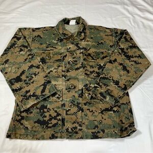 Tru-Spec Camo Youth Sz 10 Camouflage Shirt Jacket Camo Outdoor Hunting